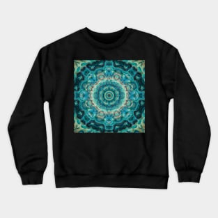 Turquoise Mandala Crewneck Sweatshirt